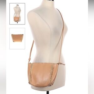 Tan Universal Thread Crossbody Bag